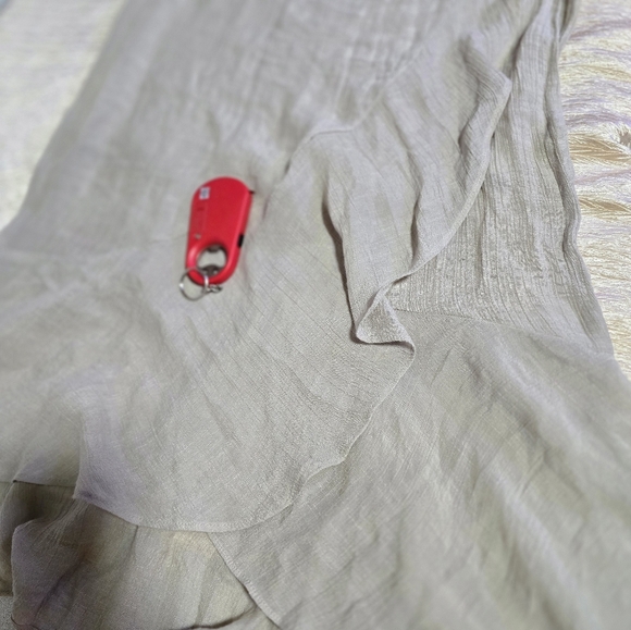 Bwear Gray Wrap Skirt Asymmetrical Casual - Picture 6 of 12